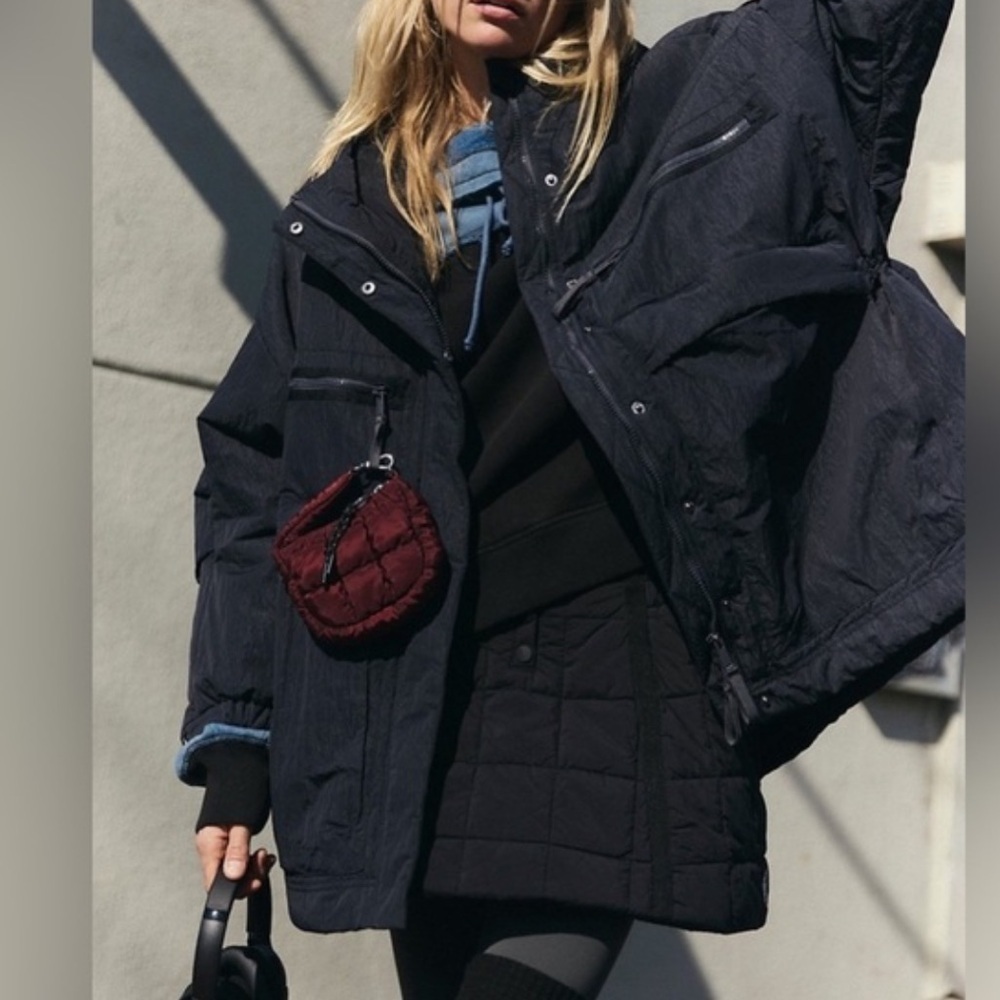 Free People Billie Boxy Hooded Jacket - Picture 3 of 12
